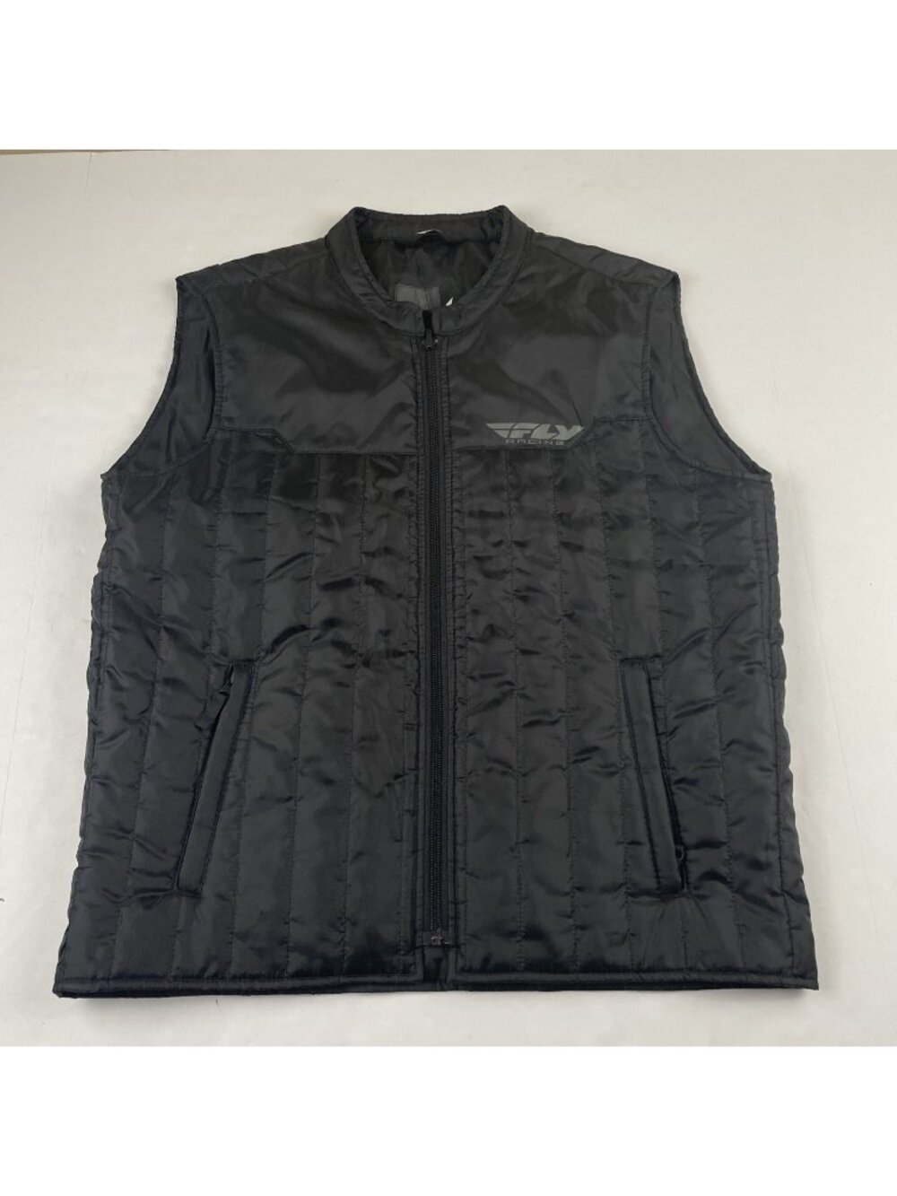 Fly Racing Strata Thermal Liner Vest Men’s M Full Zip Black Quilted Polyester